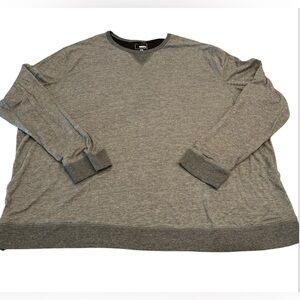 SONOMA Knit Men’s Charcoal Grey Sweatshirt Size 4XB